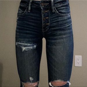 american eagle Ripped Skinny Jeans size 2